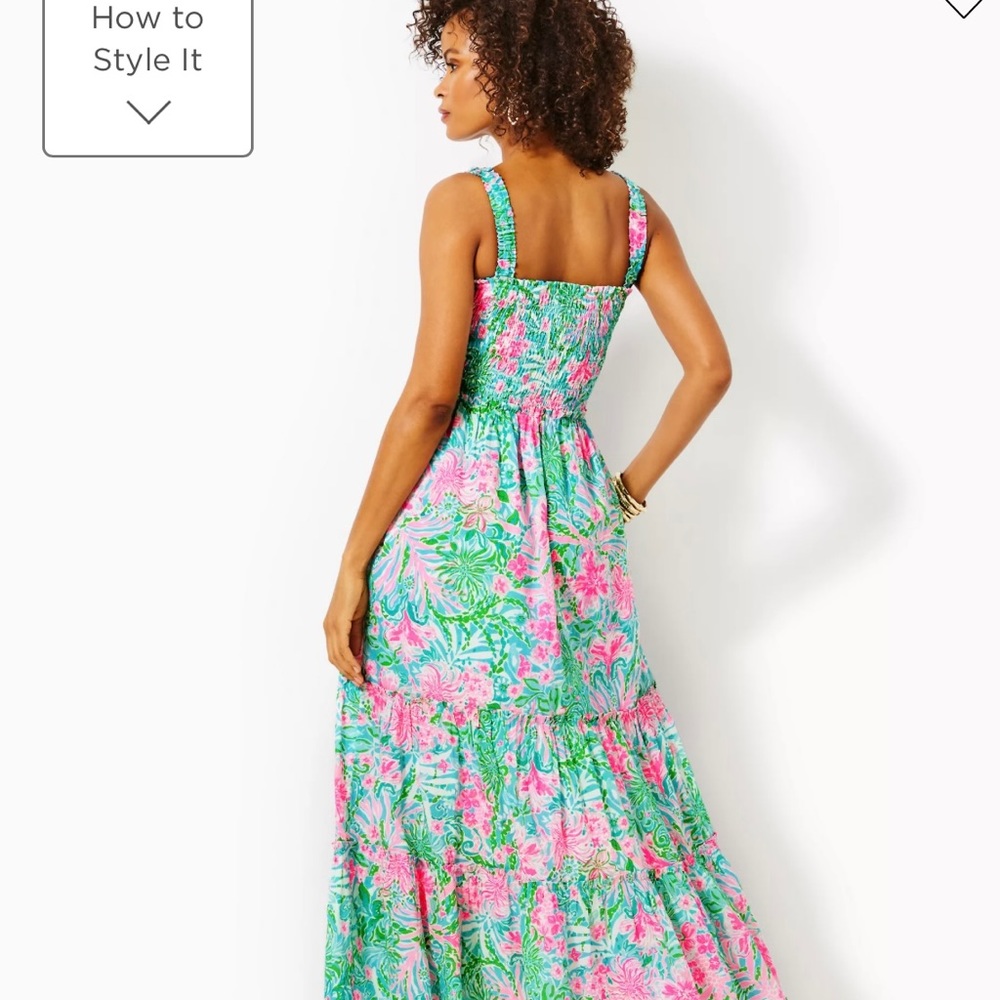New with tags Lily Pulitzer maxi dress XL.